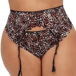 TORRID: NWT Garter Only- Lace Strappy Leopard - Size 1 / 2
